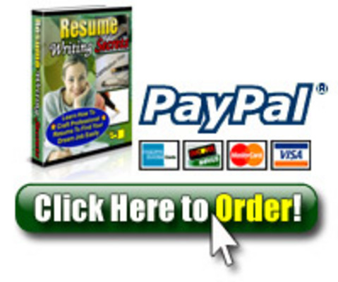 Product picture Resume writing secrets